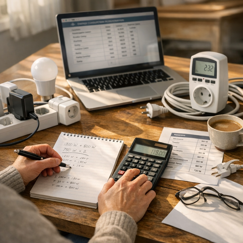 Calculer sa puissance électrique à la maison