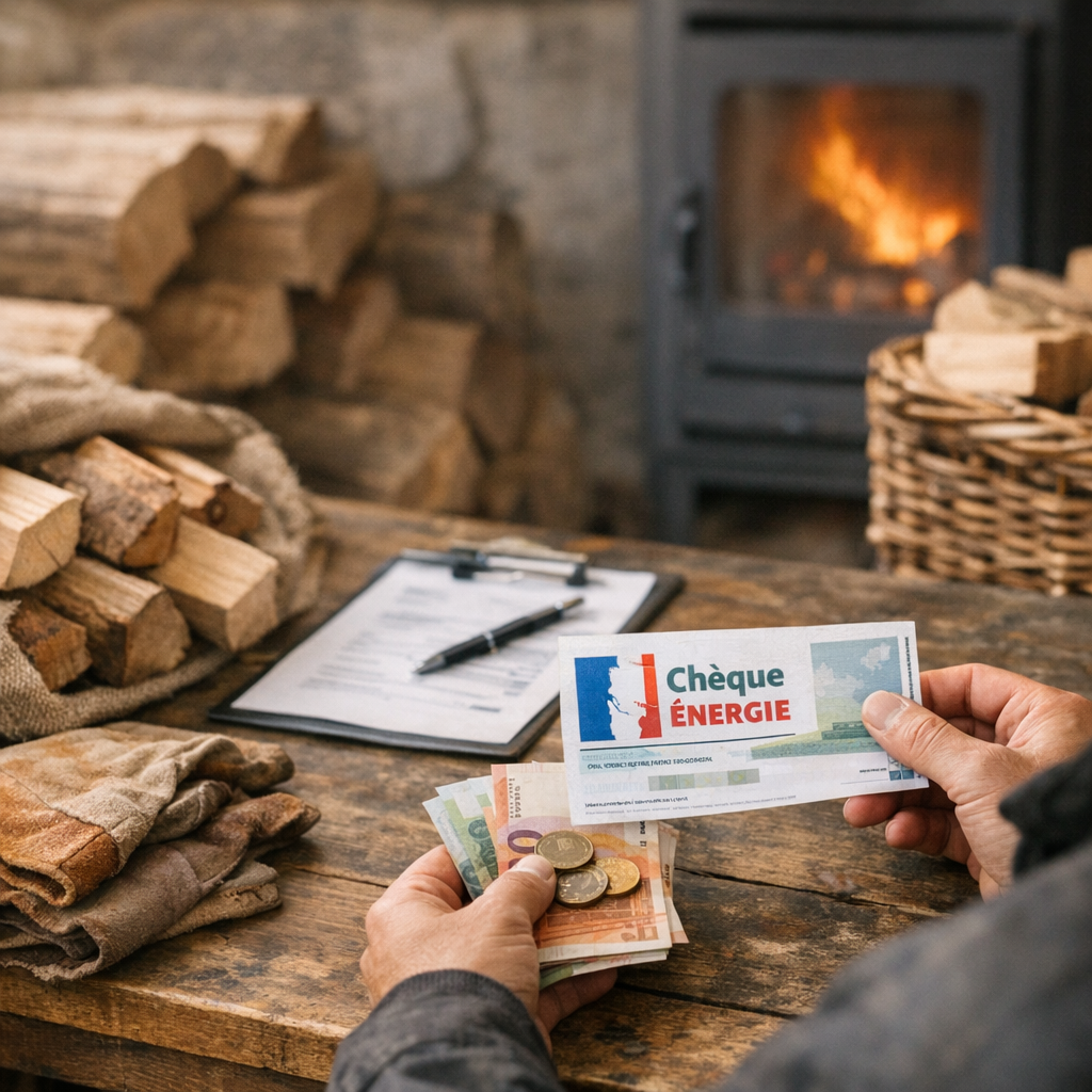 Comment bénéficier du chèque énergie pour payer du bois ?