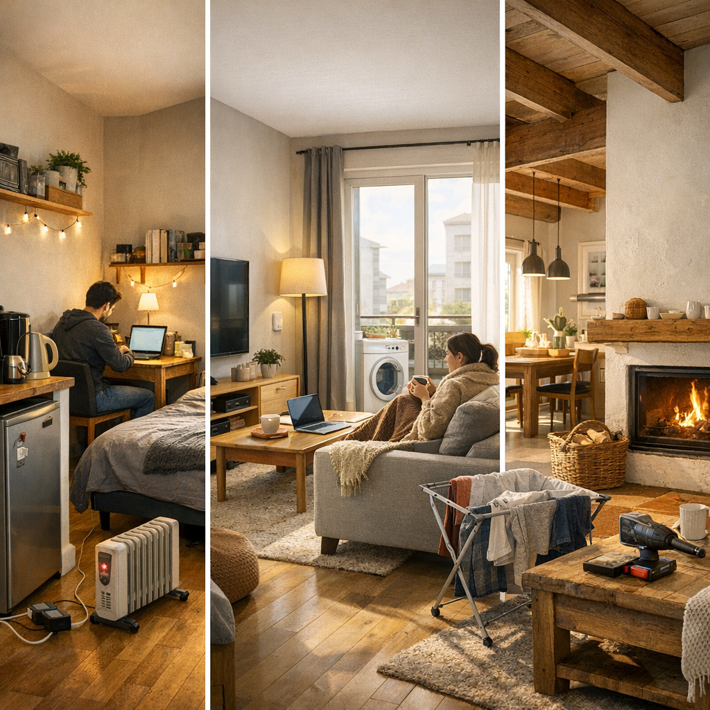 Appartement, studio ou maison&nbsp;: ce qui fait varier la moyenne