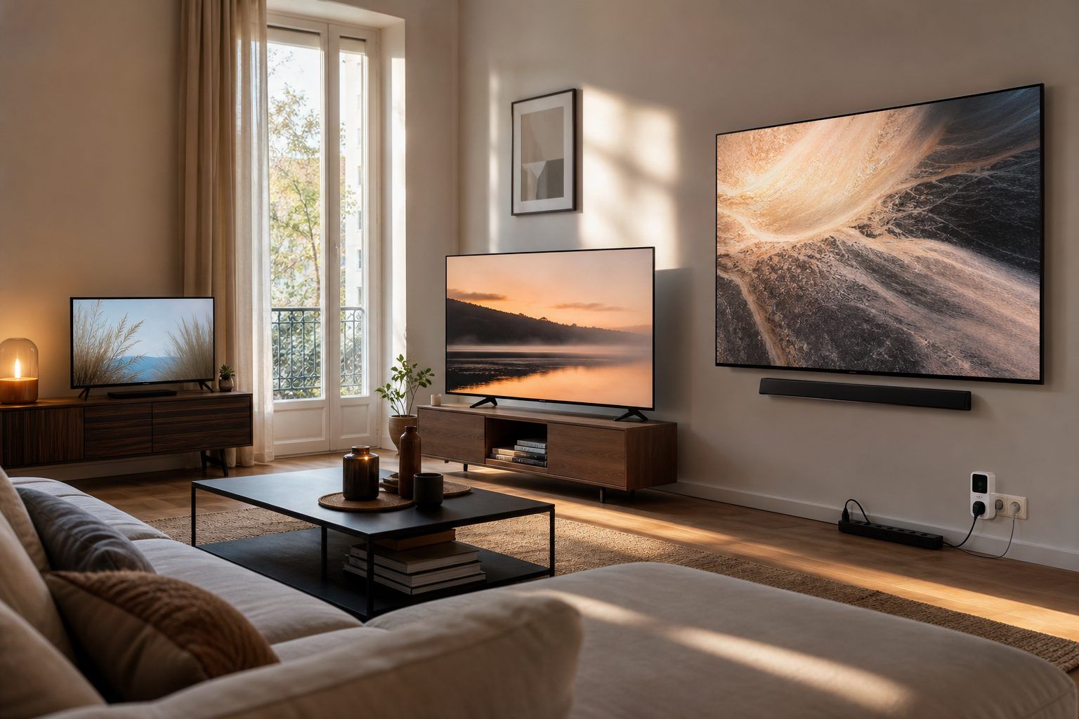 Consommation selon la taille et la technologie du téléviseur