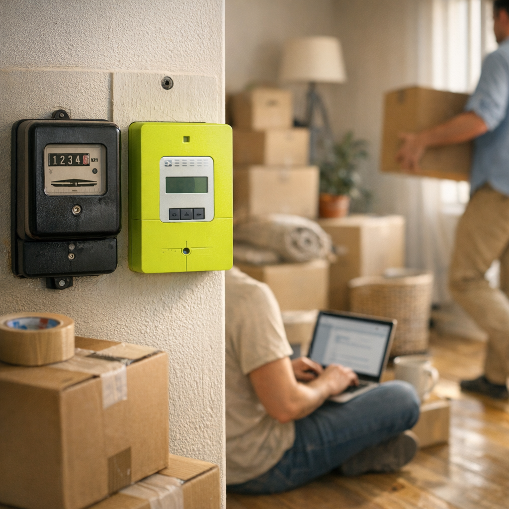 Cas concret&nbsp;: déménagement le 1er juin, compteur Linky ou ancien compteur