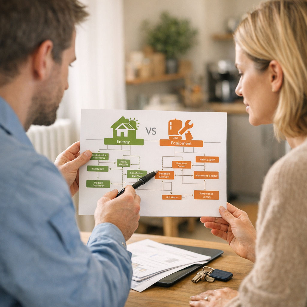 Contacter ENGIE Home Services&nbsp;: l’arbre de décision énergie vs équipement