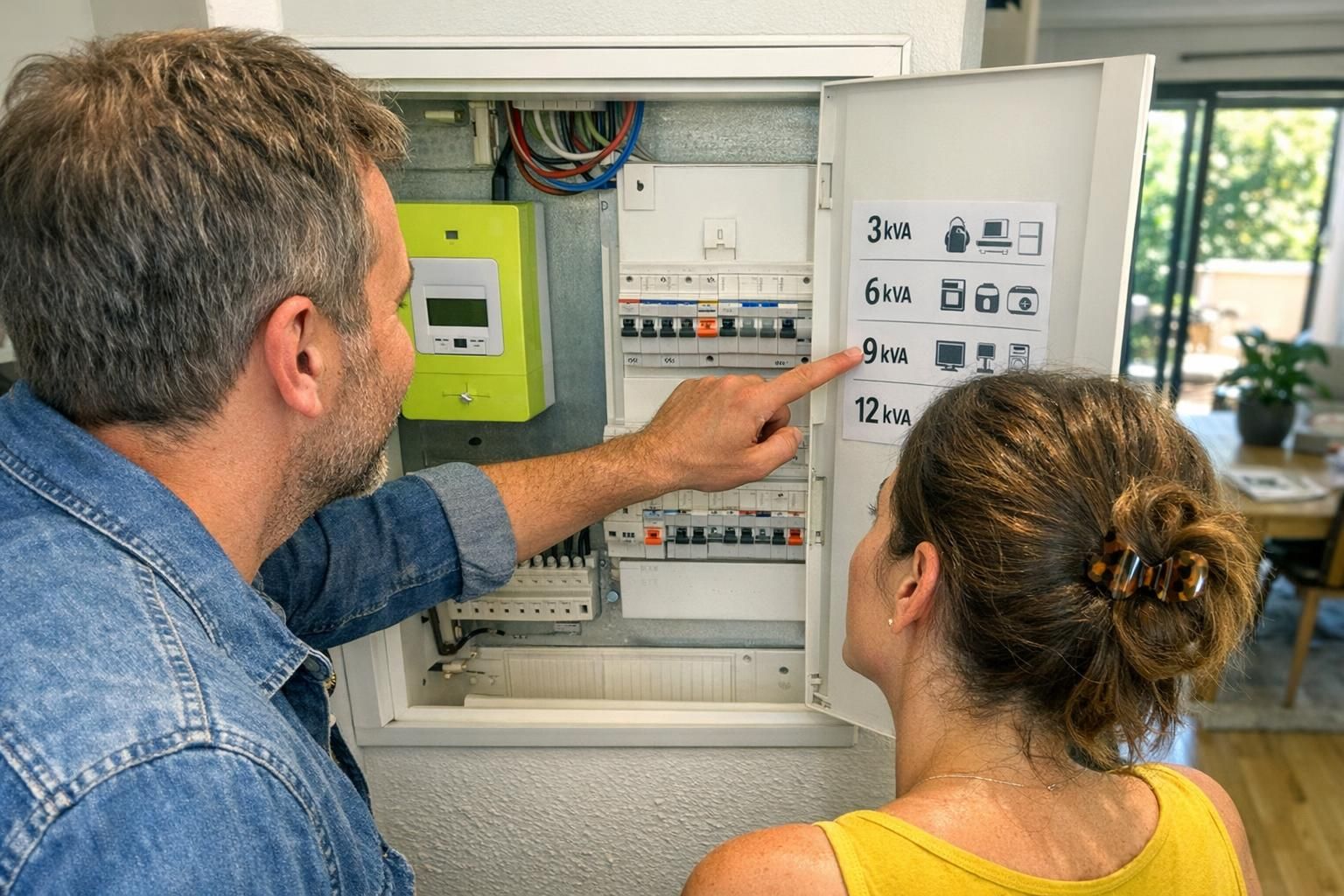 Puissance compteur électrique adapter : 4 choix sans coupures