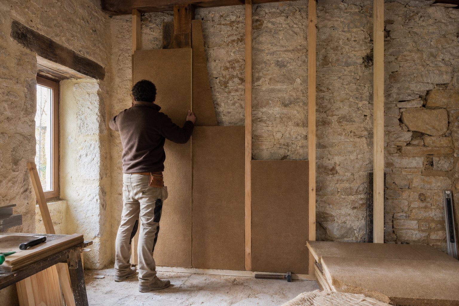 Comment isoler des murs en pierre sans piéger l’humidité