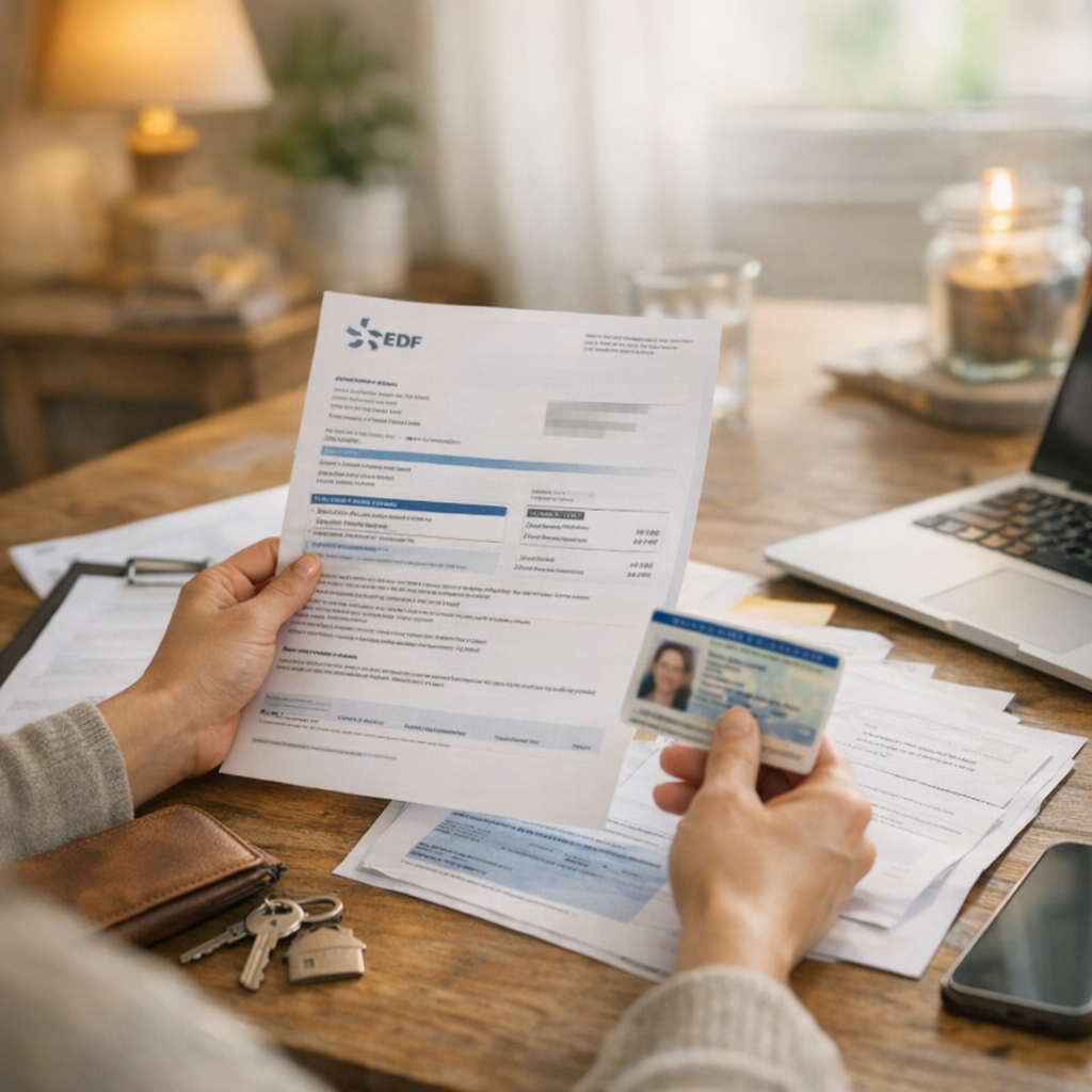 Dans quels cas une facture ou une attestation EDF est acceptée ?