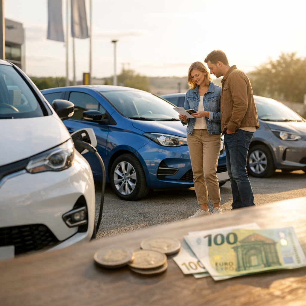 Quelles voitures électriques peut-on viser autour de 100 €/mois ?