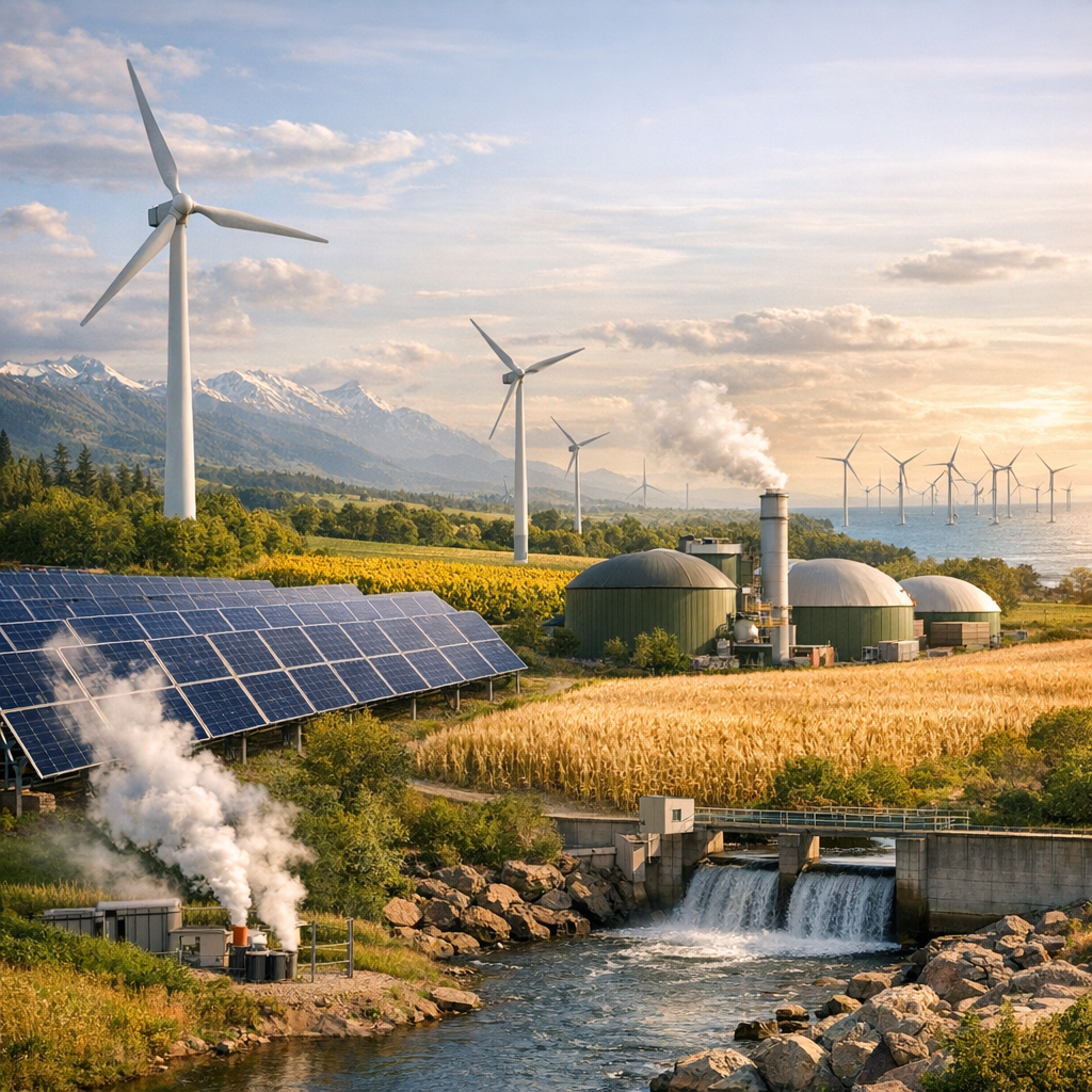 Bouquet énergétique et bouquet électrique&nbsp;: quelle place des EnR en France et dans l’Union européenne&nbsp;?