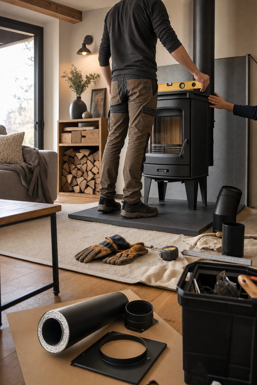 Installer un poêle à bois en 5 étapes, sans brûler les contrôles