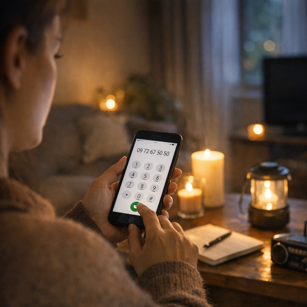 Quel numéro appeler en cas de panne d’électricité ou de coupure ?