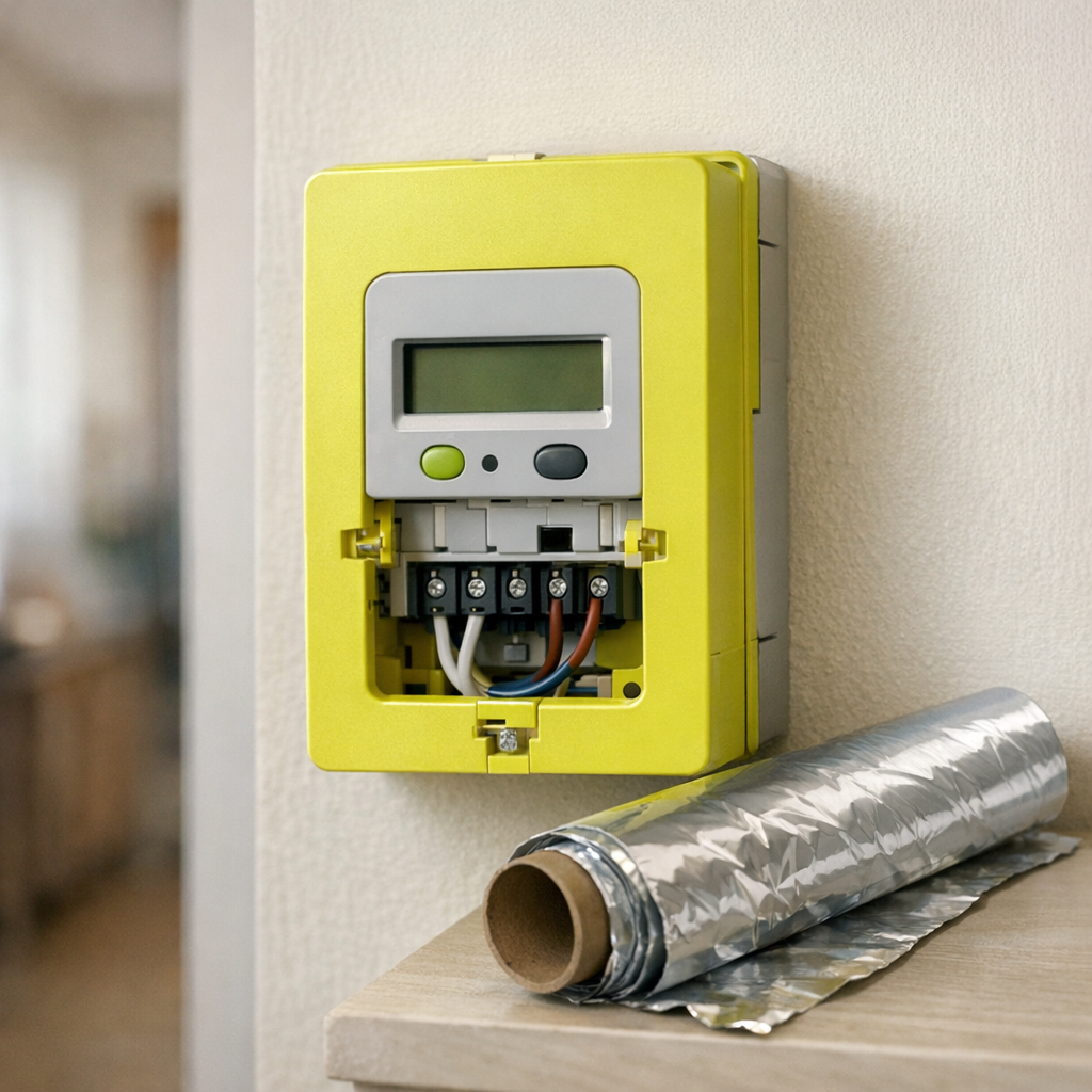 Papier aluminium sur compteur Linky : une fausse protection risquée