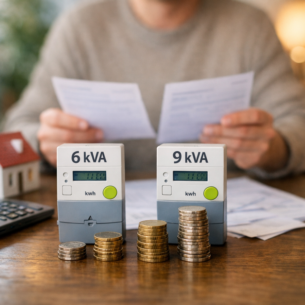 6 kVA ou 9 kVA&nbsp;: quelle puissance choisir selon votre logement&nbsp;?