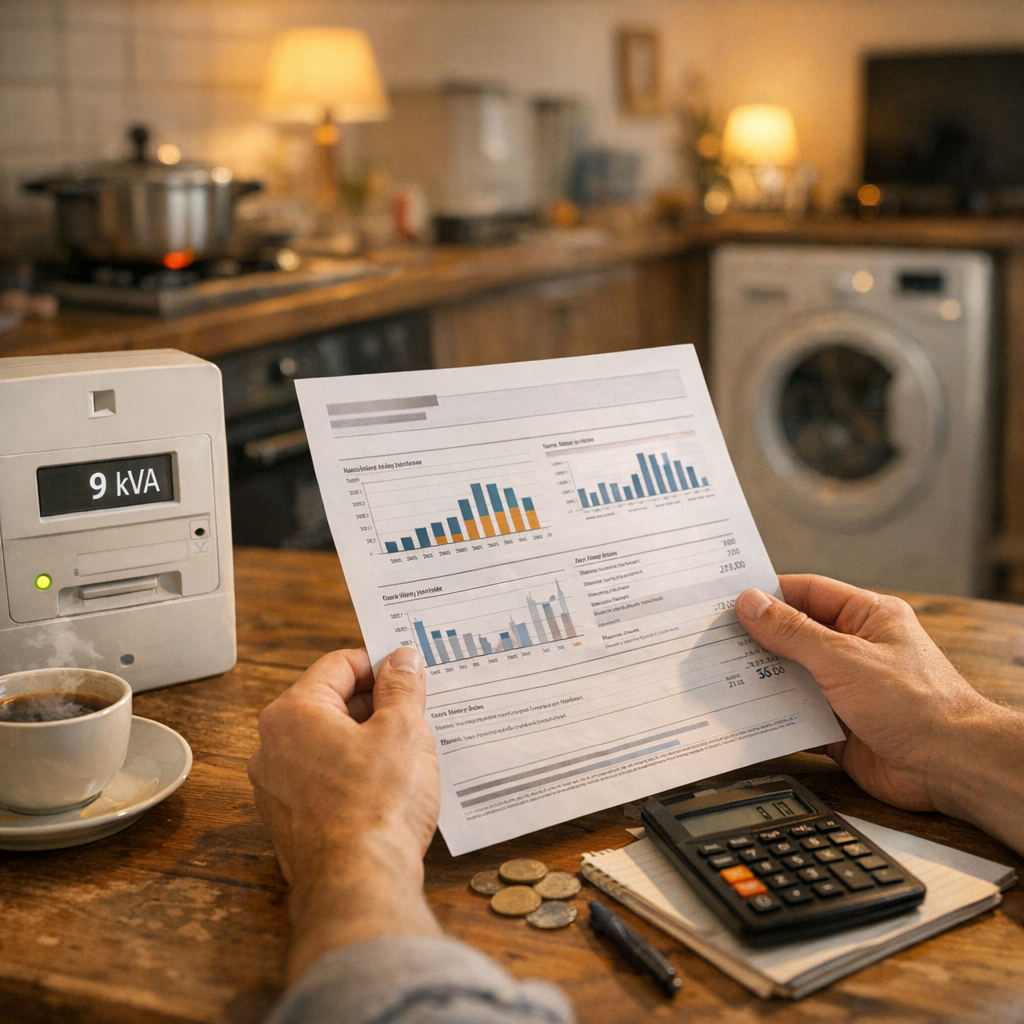 Heures creuses ou Tempo&nbsp;: à partir de quel usage le 9 kVA devient rentable&nbsp;?