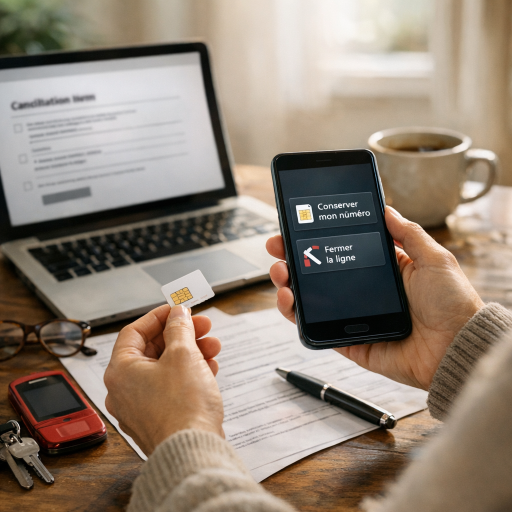 Résilier une offre mobile SFR&nbsp;: conserver son numéro ou fermer la ligne