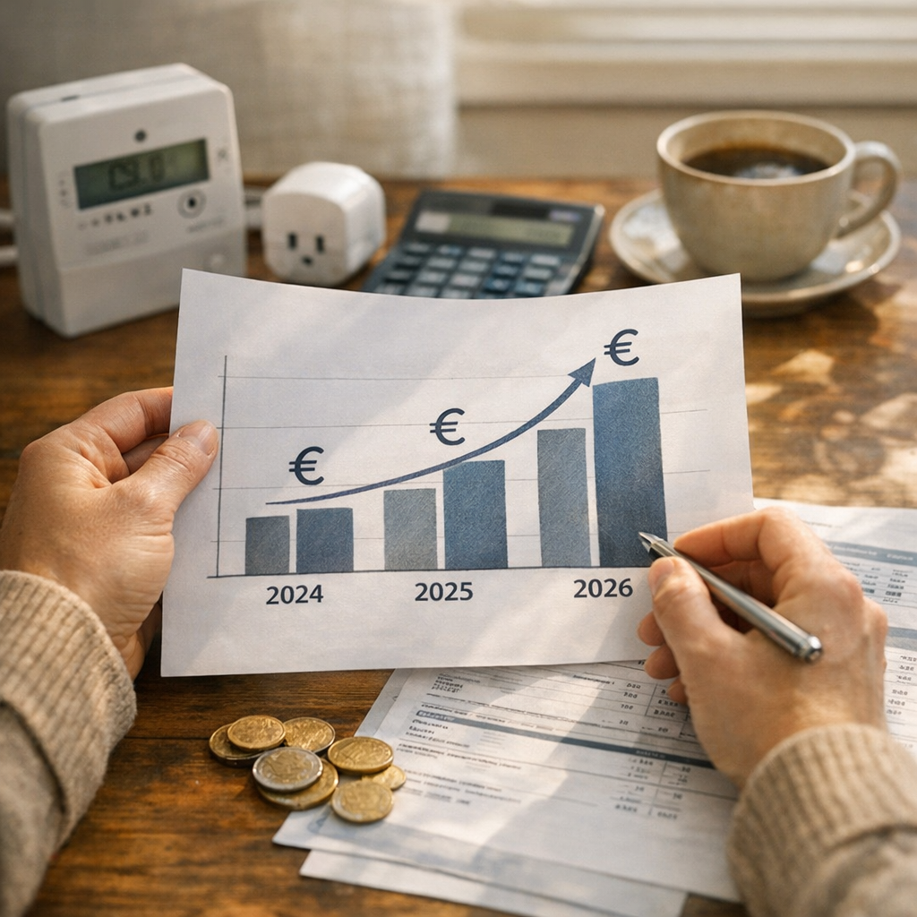 De 2024 à 2026 : l’évolution à traduire en euros par an